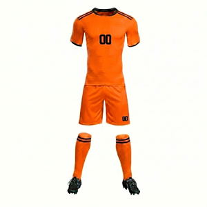 Uniformes de sublimation de qualité supérieure pour adultes en tissu 100% polyester, vêtements de sport, ensembles de maillots de football, service OEM - Product Image 5