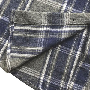 Custom Men <b>Flannel</b> Shirt Chenille Embroidery Plaid Shirt OEM Plain Heavyweight <b>Flannel</b> Shirt Street Wear Checkered <b>Top</b> - Product Image 3