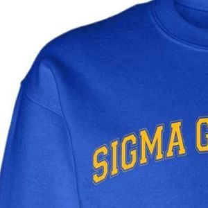 เสื้อสเวตเชิ้ต Sigma Gamma Rho ชื่อเรียกย่อของกลุ่มเพื่อนร่วมชั้นในมหาวิทยาลัย เสื้อฟลีซแบบสั่งทำพิเศษสำหรับชมรมนักศึกษากรีก เสื้อพูลโอเวอร์ลำลอง สตรีทแวร์ แฟชั่น เสื้อผ้า - Product Image 3