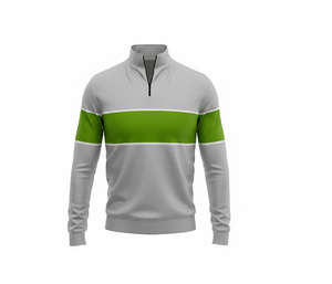 Active Fit Sublimation Quarter Zip Jacket Manufacturer <b>Men</b> Women Youth Sportswear Quick Dry Team <b>Pullover</b> - Product Image 2