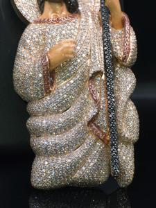 Custom Iced Out St Jude Diamond Pendant Solid 925 <b>Silver</b> White Gold Lab Grown Diamond Tester Hip Hop Religious <b>Charm</b> Jewelry - Product Image 4