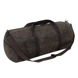 Sac de voyage cylindrique en polyester de style vintage avec un design de rangement spacieux pour le sport, les voyages, la remise en forme et le transport quotidien - Product Image 2