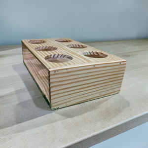 Bandeja de Degustación de Whisky de Madera Premium con Seis Portavasos a Precio Económico - Product Image 6