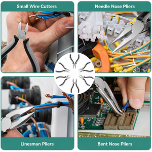 INTENSE SURGICAL INSTRUMENTS Stainless Steel 8-Piece Mini Pliers <b>Set</b> for Jewelry Making DIY <b>Beading</b> & Wire Wrapping - Product Image 5