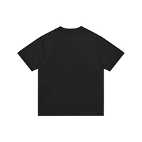 2022 Tişört Kısa Kollu Pamuklu Ön ve Arka Özel Dtg Serigrafi Baskılı t-Shirt logo Baskı Tasarımlı Erkek Tişörtleri