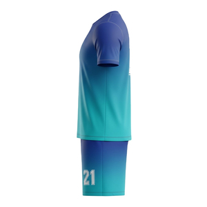 Uniforme de football de qualité supérieure 100% polyester, imprimé, respirant, à séchage rapide, maillot de football unisexe, vêtements d'équipe - Product Image 2