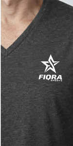Camiseta de cuello en V para hombre, de algodón, corte ajustado, personalizada, al por mayor, lisa, de manga corta, informal, deportiva, para el trabajo, el gimnasio y el deporte. - Product Image 3