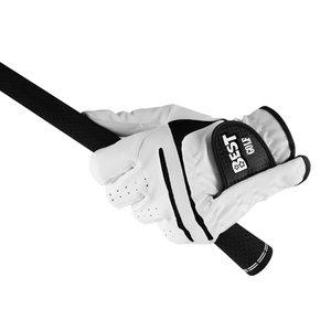 Gants de golf respirants en gros avec logo personnalisé, perforés pour une circulation d'air optimale, en cuir souple, paume renforcée haute durabilité, pour le sport et le golf - Product Image 3