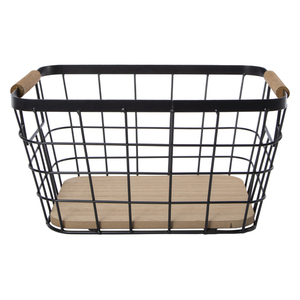 Customized Designed Metal Basket Simple Design Multi Purpose Neatening Organizer <b>Vegetable</b> <b>Storage</b> Basket Fruit Basket - Product Image 4