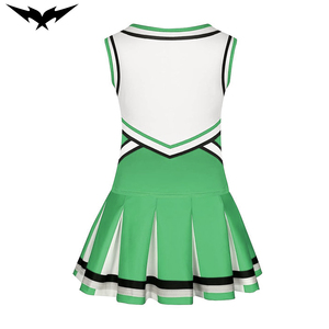 Beautiful Cheerleading Uniforms Cropped <b>Top</b> Sleeveless and <b>Rhinestones</b> High Quality Fabric Cheer Dance Uniform - Product Image 2