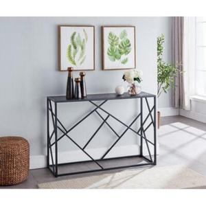 Table console en métal sur mesure avec un design unique pour le hall d'hôtel, l'entrée de la maison, la décoration du salon - Product Image 1