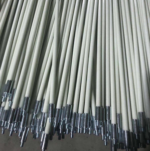 Profils pultrudés FRP de poteau pliable en fibre de verre composite de tige de montée d'usine - Product Image 4