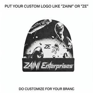 Casquette en polyester interlock premium 280 GSM, multicolore, impression intégrale personnalisée, logo par sublimation et transfert thermique - Product Image 5