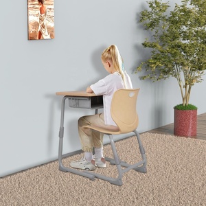 Chaise de bureau d'étude pour élèves du primaire avec cadre en métal - Product Image 3