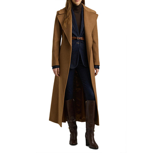Abrigo Largo de Mujer a la Moda con Tela Suave, Cortes Modernos y Atractivo Atemporal para Colecciones de Temporada - Product Image 2