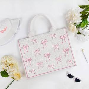 Sac à main artisanal de luxe indien, multicolore, forme baguette, durable, style ethnique, fait main, accessoires de mode en cristal, pour un usage décontracté - Product Image 3