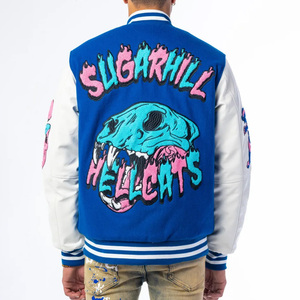 Custom Men's Wool Jacket for Winter High School Varsity Letter Design 6XL Hood Breathable Chenille Patch <b>Canvas</b> Full Sleeves - Product Image 2