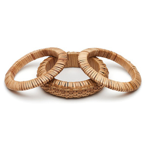 Bracelet de luxe pour femmes, bracelets en rotin faits à la main, prix d'usine, bracelets manchette. - Product Image 6