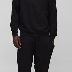 Survêtement à capuche pour homme, coupe confortable et tendance, en molleton doux au toucher, manches longues, coton et polyester, matière respirante, style décontracté - Product Image 3