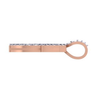 จี้เพชรและเสน่ห์จากธรรมชาติของ VS-SI อัลเลาะห์สีเหลืองและสีขาวประดับด้วยเม็ดสีโรสโกลด์ - Product Image 2