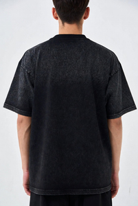 T-shirts en coton 100% de qualité professionnelle, nouveau design, lavage à l'acide, confortables, séchage rapide, lavage à l'acide - Product Image 2