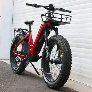 Bicicleta Eléctrica de Montaña Bafang Ultra de 52V y 1500 Watts con Batería de Litio de 30ah, Neumáticos Gruesos de 26 Pulgadas y Transmisión por Correa - Product Image 3