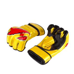Guantes de MMA de Cuero de Primera Calidad del Mejor Proveedor, con Absorción de Humedad, Cierre de Gancho y Bucle, Personalizables, Unisex, para Entrenamiento de Boxeo - Product Image 4