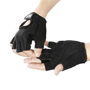 Guantes de Gimnasio de Neopreno y Cuero de Media Palma Personalizados de la Mejor Calidad, Protección Superior para Levantamiento de Pesas, Venta al Por Mayor - Product Image 4
