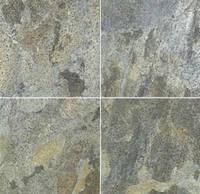 Pierre d'ardoise naturelle verte Zeera avec bords sciés pour revêtements muraux et sols intérieurs et applications de pierre décorative