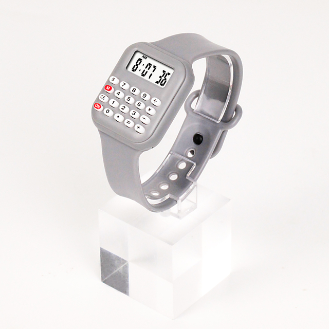 Unisex Multi-Purpose Digital Wrist Watch for Kids Children Electronic Calculator Clock with Battery Power Gift for Boys Girls