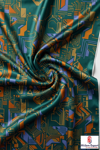 Tela de Poliéster de Lujo con Impresión Digital Personalizada, Material Textil Suave de Primera Calidad para la Fabricación de Prendas y Textiles para el Hogar - Product Image 5