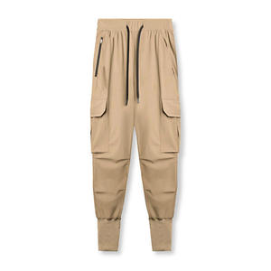 Pantalones Cargo de Moda Urbana para Hombre, Pantalones Cortavientos con Múltiples Bolsillos, Ligeros, con Cordón Ajustable, Cintura Elástica, Casuales, para Actividades al Aire Libre - Product Image 6