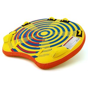 Quick Connector 1-2 Person Inflatable <b>Towable</b> Tube for Boating - Product Image 3