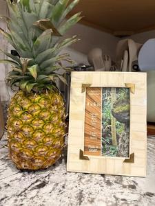 Marco de fotos con incrustaciones de hueso al por mayor, calidad de exportación, artesanía - Product Image 3