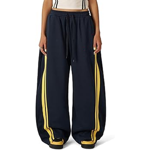 Pantalon court ample style américain pour homme, marque de mode Vibe, sportif, décontracté, avec bande décorative et taille élastique - Product Image 2