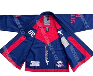 Mecool-kimono brésilien jitsu gi brodé, storm 96, avec belle finition, qualité, couleurs personnalisées, service de design bjj - Product Image 2