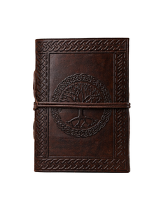 Vintage Leather <b>Journal</b>, Tree of Life Notebook, Handmade <b>Writing</b> Diary, Celtic Leather Sketchbook, Artisan Gift - Product Image 5