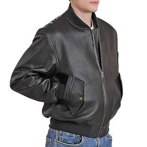 Chaqueta Varsity de Invierno para Hombre, Estilo Urbano, con Patrón de Letras, Resistente al Viento y Ecológica - Product Image 5