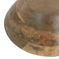 Bol en bois d'acacia fait main, écologique, au design moderne et luxueux, compatible lave-vaisselle, pour la cuisine et les aliments