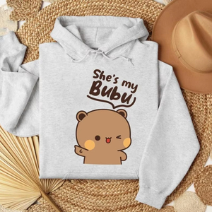 Women <b>Hoodies</b> Professional New Quality Bubu Dudu Bear Couple <b>Hoodies</b> Matching <b>His</b> & <b>Hers</b> Outfit Pullover Crew Neck Long Sleeve - Product Image 5