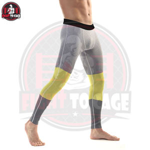Leggings de Compresión para Gimnasio, Fitness y MMA para Hombre, Transpirables, de Secado Rápido, Mezcla de Poliéster/Spandex, Leggings Largos - Product Image 3
