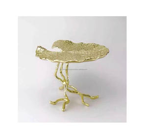 Support à gâteau en fer nickelé avec étoiles dorées Outils jetables en acier inoxydable pour mariage et vacances emballés dans une boîte - Product Image 6