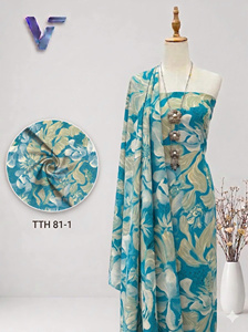 Tela de Chifón con Estampado Floral, Modelo 8027, 100% Poliéster, 58/60 Pulgadas, Ligera, Transpirable, 60GSM, para Prendas de Mujer - Product Image 4