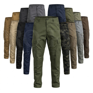 Multi Purpose Custom Design <b>Camouflage</b> <b>Cargo</b> Pants Lightweight Cotton New Style Multi Pocket Slim Fitted Outdoor Trousers Pants - Product Image 1