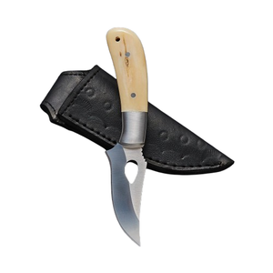 Lightweight Stainless Steel Skinner <b>Knives</b> Tool for Camping Fishing High Quality <b>Knife</b> With <b>Bone</b> & Steel Bolster <b>Handle</b> - Product Image 1