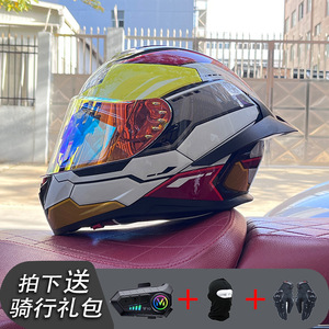 Casque de <span class=keywords><strong>moto</strong></span> avec logo personnalisé DOT Standard matériau ABS double visière casque intégral doublure lavable avec queues électroplaquées - Product Image 6