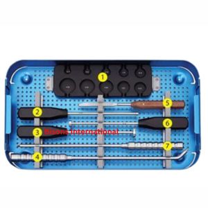 BISONS Juego de Instrumentos Quirúrgicos Ortopédicos de Malla Metálica al por Mayor – Herramientas para Cirugía de Columna Vertebral - Product Image 2