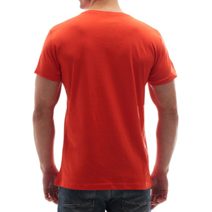 Custom Logo <b>High</b> Quality Summer Wear Polyester Cotton Men O <b>Neck</b> Fitness Running Shorts Sleeve <b>T</b>-<b>Shirts</b> - Product Image 4