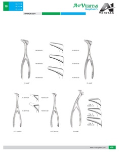 Espéculo Nasal de Acero Inoxidable A-1 VERITAS, Instrumento de Examen ORL Reutilizable para Uso Clínico en Rinología - Product Image 2