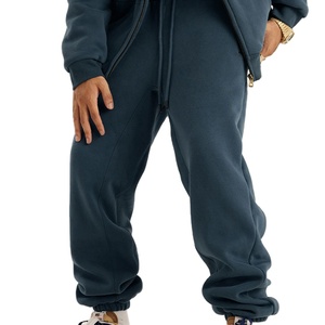 2025 Custom Men's Jogging Gym Sweatpants Stacked Sweatpants for Sports and Streetwear Knee Length Customizable Joggers <b>Pants</b> - Product Image 3